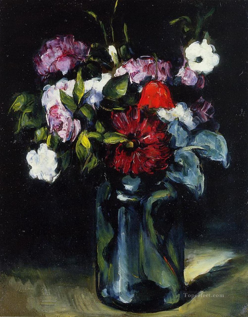 Flowers in a Vase 2 Paul Cezanne Oil Paintings